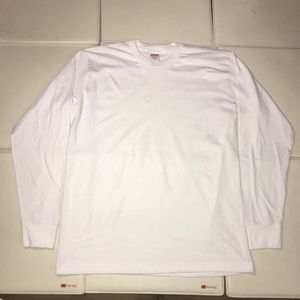 Supreme Blank Long Sleeve Shirt 100% Authentic